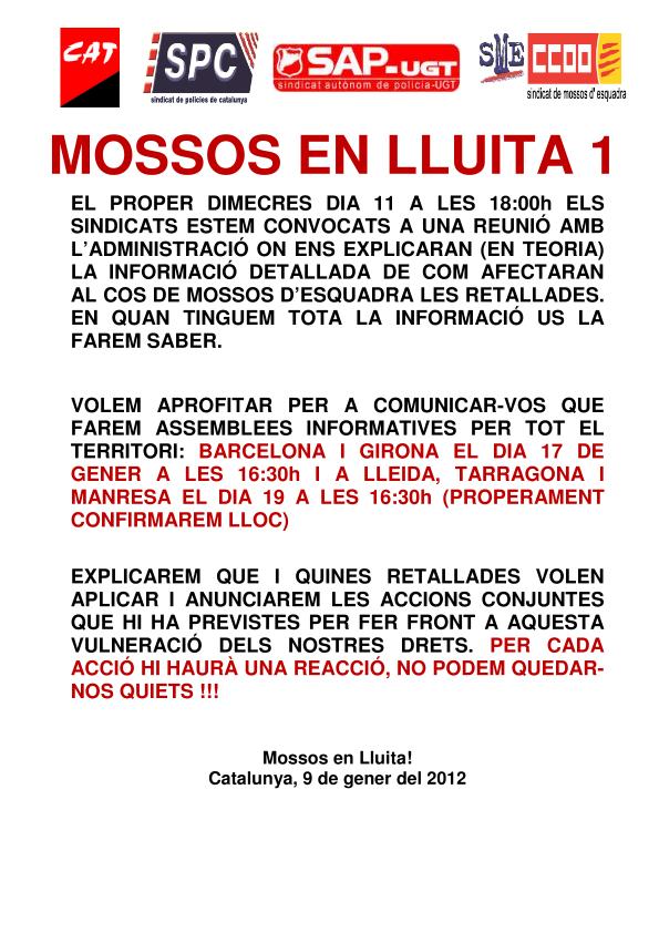 MOSSOS EN LLUITA 1